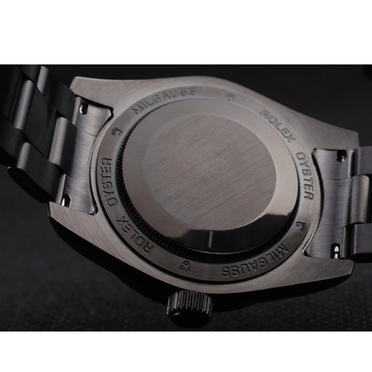 Rolex aaa copy Rolex Saphire Tinted Black Milgauss Green Pro-Hunter Dial 0713